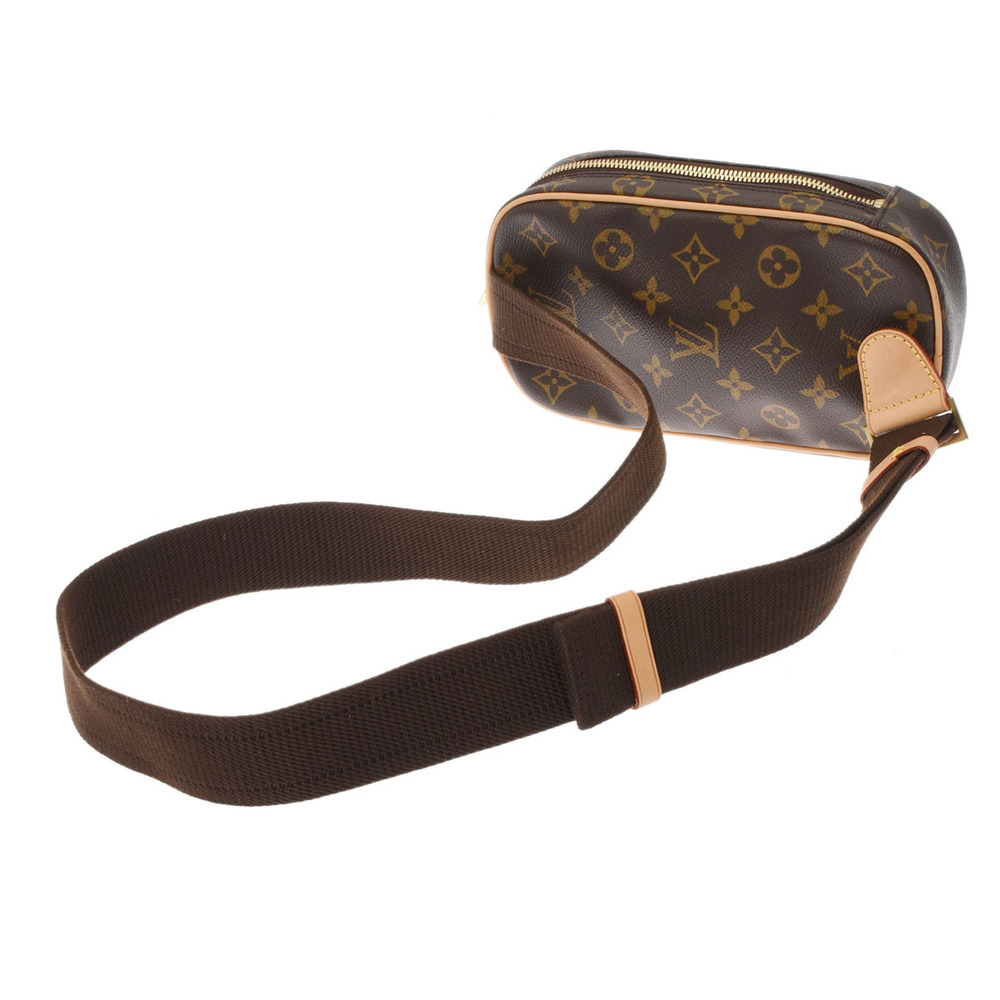 Louis Vuitton Monogram Canvas Pochette Ganju Body Brown Bag
